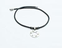 Buddhism Om Mani Padme Hum Circle Pendant Necklace