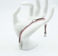Heart Double layer Mesh Chain Bracelet