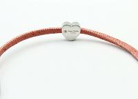 Heart On Heart Cork Leather Custom Bracelet