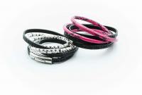Wrap Around Double Layer Snakeskin Inspirational Bracelet