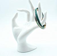 Double Layer "Wish Dream Believe" Leather Tube Inspiration Bracelet