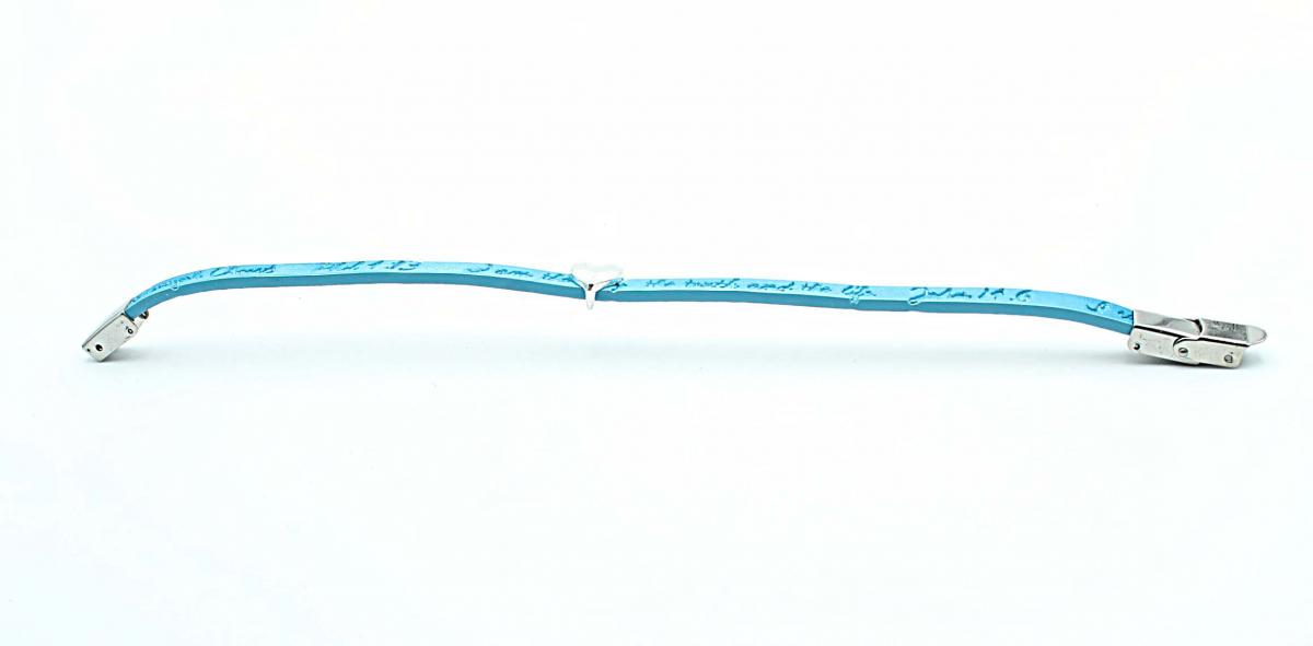 Christian Quote Mantra Leather Bracelet