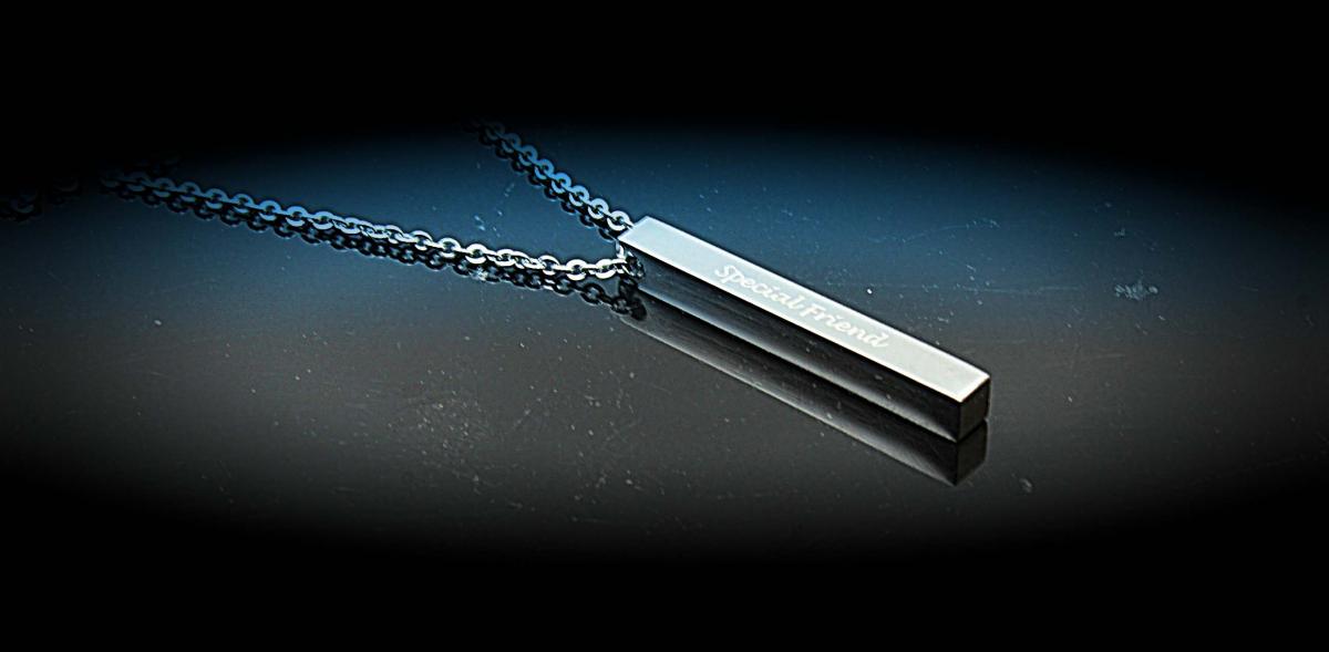 Ingot Bar Special Friend Necklace