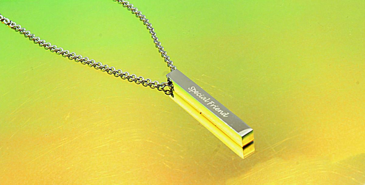 Ingot Bar Special Friend Necklace